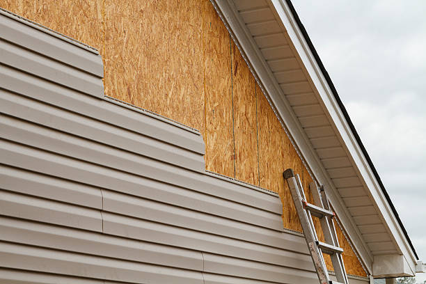 Professional Siding Repair technician working in East Walpole, MA
